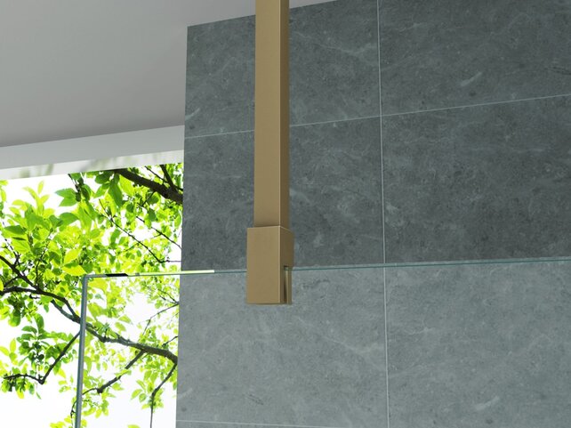 Stabilisatiestang Verstelbare Plafondsteun Geborsteld Goud (43-80 cm)