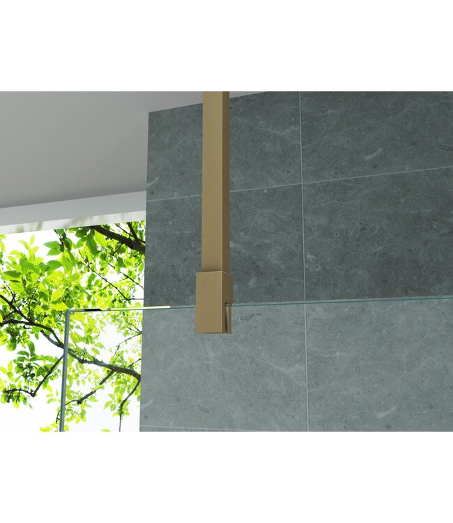 Stabilisatiestang Verstelbare Plafondsteun Geborsteld Goud (43-80 cm)