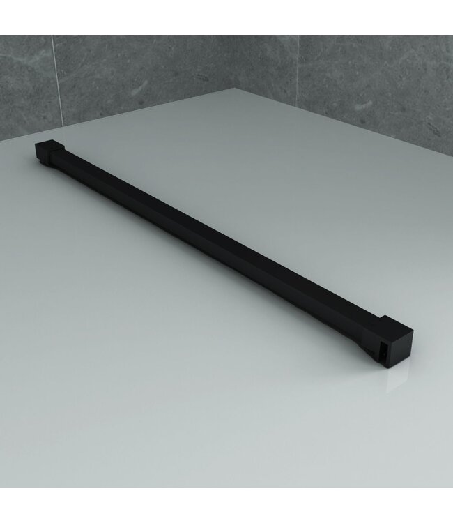 Stabilisatiestang Douchewand Inkortbaar 100cm – Mat Zwart