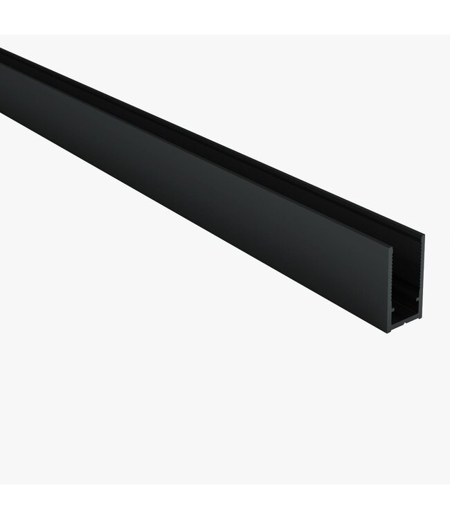 ALONI Muurprofiel voor Douchewand Mat Zwart 200cm - Geschikt voor 8mm