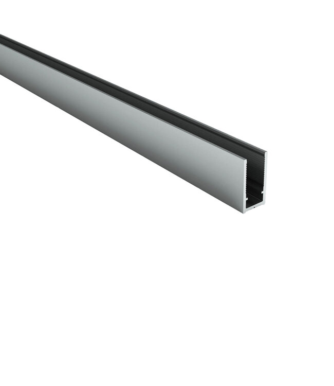 Muurprofiel voor Douchewand Chroom 200cm - Geschikt voor 8mm