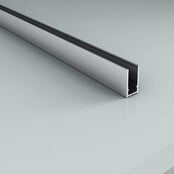 Muurprofiel voor Douchewand Chroom 200cm - Geschikt voor 8mm