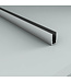 Muurprofiel voor Douchewand Chroom 200cm - Geschikt voor 8mm