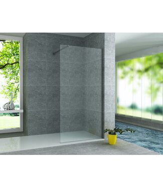 ALONI Douchewand Aloni ECO 120cm - 8mm Veiligheidsglas Nano-coating - Zonder profielset