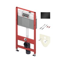 Inbouwreservoir TECEbase ECO Inbouwframe voor Hangtoilet incl. Bedieningspaneel Zwart