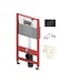 Inbouwreservoir TECEbase ECO Inbouwframe voor Hangtoilet incl. Bedieningspaneel Zwart
