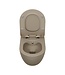 Creavit toiletset met bidet Mat Cappuccino - Hangtoilet FE322 Mat Cappuccino incl. soft close toiletbril en drukplaat