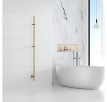 Elektrische Staaf Handdoekradiator Callista Geborsteld Messing 60 Watt