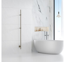 Elektrische Staaf Handdoekradiator Callista Geborsteld Staal 60 Watt