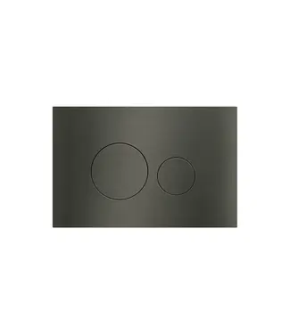 DutchLine Bedieningspaneel Vega Gunmetal PVD-Gecoat - Geschikt voor Geberit UP320 - 720 inbouwreservoir