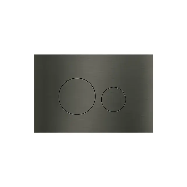 Bedieningspaneel Vega Gunmetal PVD-Gecoat - Geschikt voor Geberit UP320 - 720 inbouwreservoir