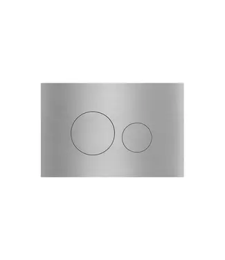 DutchLine Bedieningspaneel Vega Geborsteld Staal PVD-Gecoat - Geschikt voor Geberit UP320 - 720 inbouwreservoir