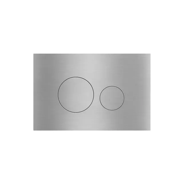 Bedieningspaneel Vega Geborsteld Staal PVD-Gecoat - Geschikt voor Geberit UP320 - 720 inbouwreservoir