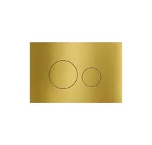 Bedieningspaneel Vega Geborsteld Goud PVD-Gecoat - Geschikt voor Geberit UP320 - 720 inbouwreservoir