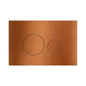 Bedieningspaneel Vega Geborsteld Brons Koper PVD-Gecoat - Geschikt voor Geberit UP320 - 720 inbouwreservoir