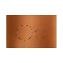 Bedieningspaneel Vega Geborsteld Brons Koper PVD-Gecoat - Geschikt voor Geberit UP320 - 720 inbouwreservoir