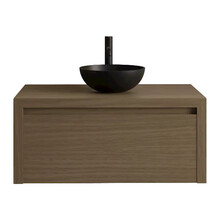 Gliss Design Ares Wastafelonderkast met topblad Corn Silk 60x45x35 cm 1 lade greeploos