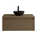 Gliss Design Ares Wastafelonderkast met topblad Corn Silk 80x45x35 cm 1 lade greeploos