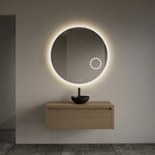 Gliss Design Ares Wastafelonderkast met topblad Corn Silk 100x45x35 cm 1 lade greeploos