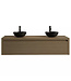 Gliss Design Ares Wastafelonderkast met topblad Corn Silk 120x45x35 cm 1 lade greeploos