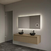 Gliss Design Ares Wastafelonderkast met topblad Corn Silk 120x45x35 cm 1 lade greeploos