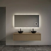 Gliss Design Ares Wastafelonderkast met topblad Corn Silk 120x45x35 cm 1 lade greeploos