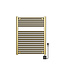 Elektrische Radiator Elara Smart WiFi - 76x60 cm - 400W - Geborsteld Messing PVD