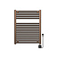 Wiesbaden Elektrische Radiator Elara Smart WiFi - 76x60 cm - 400W - Geborsteld Brons koper PVD