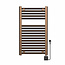 Wiesbaden Elektrische Radiator Elara Smart WiFi - 76x45cm - 400W - Geborsteld Brons koper PVD