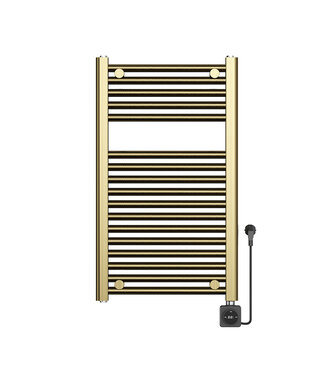 Wiesbaden Elektrische Radiator Elara Smart WiFi - 76x45 cm - 400W - Geborsteld Messing PVD