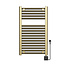 Wiesbaden Elektrische Radiator Elara Smart WiFi - 76x45 cm - 400W - Geborsteld Messing PVD