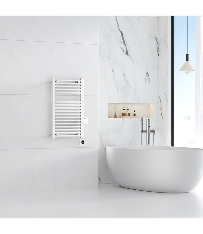 Elektrische Radiator Elara Smart WiFi - 76x45 cm - 400W - Glans Wit