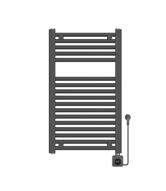 Wiesbaden Elektrische Radiator Elara Smart WiFi - 76x45 cm - 400W - Gunmetal - PVD