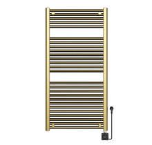 Elektrische Radiator Elara Smart WiFi - 118x60 cm - 700W - Geborsteld Messing PVD