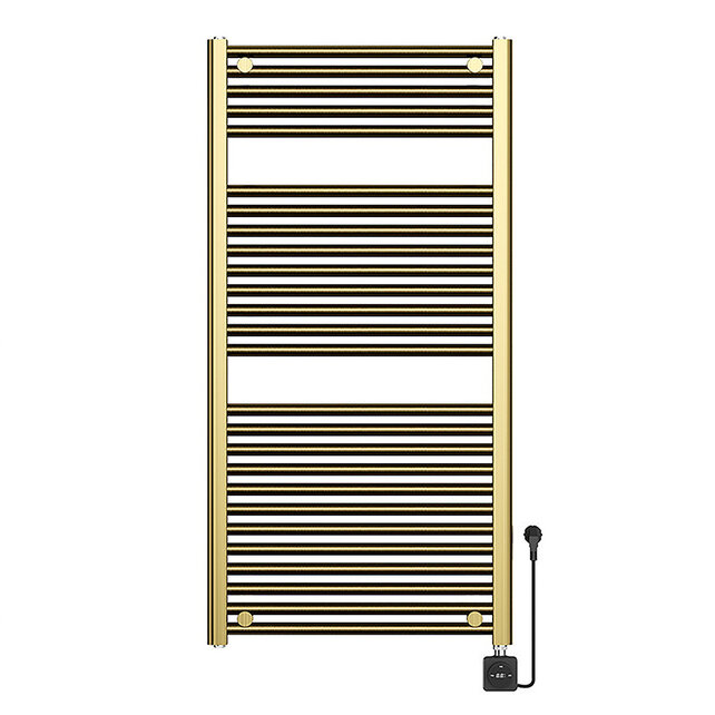 Elektrische Radiator Elara Smart WiFi - 118x60 cm - 700W - Geborsteld Messing PVD
