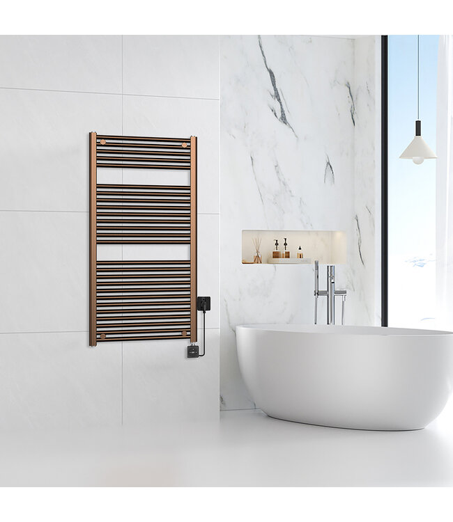Elektrische Radiator Elara Smart WiFi - 118x60 cm - 700W - Brons Koper - PVD