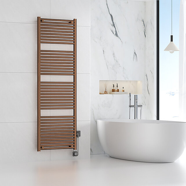 Elektrische Radiator Elara Smart WiFi - 182x60 cm - 1000W - Brons Koper - PVD