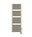Wiesbaden Elektrische Radiator Elara Smart WiFi - 182x60 cm - 1000W - Geborsteld Messing - PVD