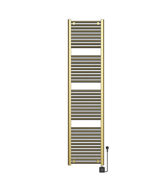 Wiesbaden Elektrische Radiator Elara Smart WiFi - 182x45 cm - 1000W - Geborsteld Messing - PVD