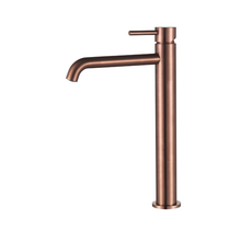 Wastafelkraan Slimline Hoog – Geborsteld Brons