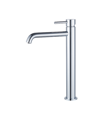 SANI-SUPPLY Wastafelkraan Slimline Hoog – Chroom voor waskom
