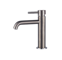 Wastafelkraan Slimline Laag – Gunmetal