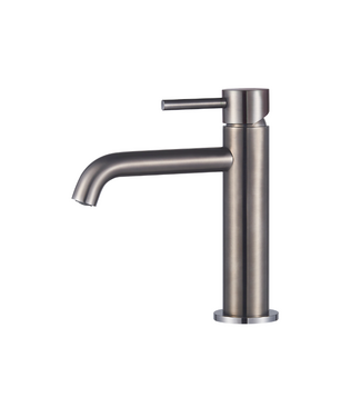 SANI-SUPPLY Wastafelkraan Slimline Laag – Gunmetal