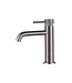 SANI-SUPPLY Wastafelkraan Slimline Laag – Gunmetal Met geribbeld knop