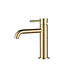 Wastafelkraan Slimline Laag – Geborsteld Goud