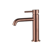 Wastafelkraan Slimline Laag – Geborsteld Brons