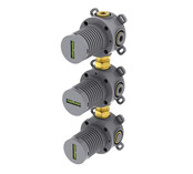 Inbouwdeel Wiesbaden Caral Themorstaatkraan Douche - Met 2 stopkranen