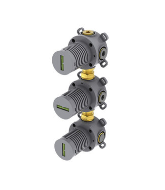 Wiesbaden Inbouwdeel Wiesbaden Caral Themorstaatkraan Douche - Met 2 stopkranen