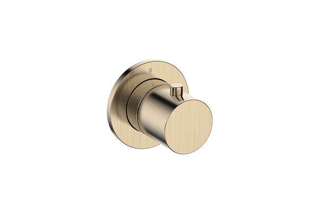 Afbouwdeel Stopkraan Wiesbaden Caral  - Geborsteld Messing PVD