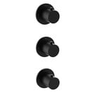 Afbouwdeel Wiesbaden Caral Thermostaat | Mat Zwart | 2 Stopkranen